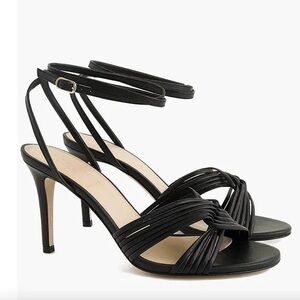 J. Crew Collection Black Strappy Heels